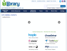 Tablet Screenshot of hcplibrary.org